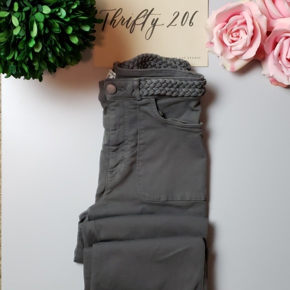 Alice + Olivia Denim - [Alice + Olivia] Juno Braided Belt Jeans